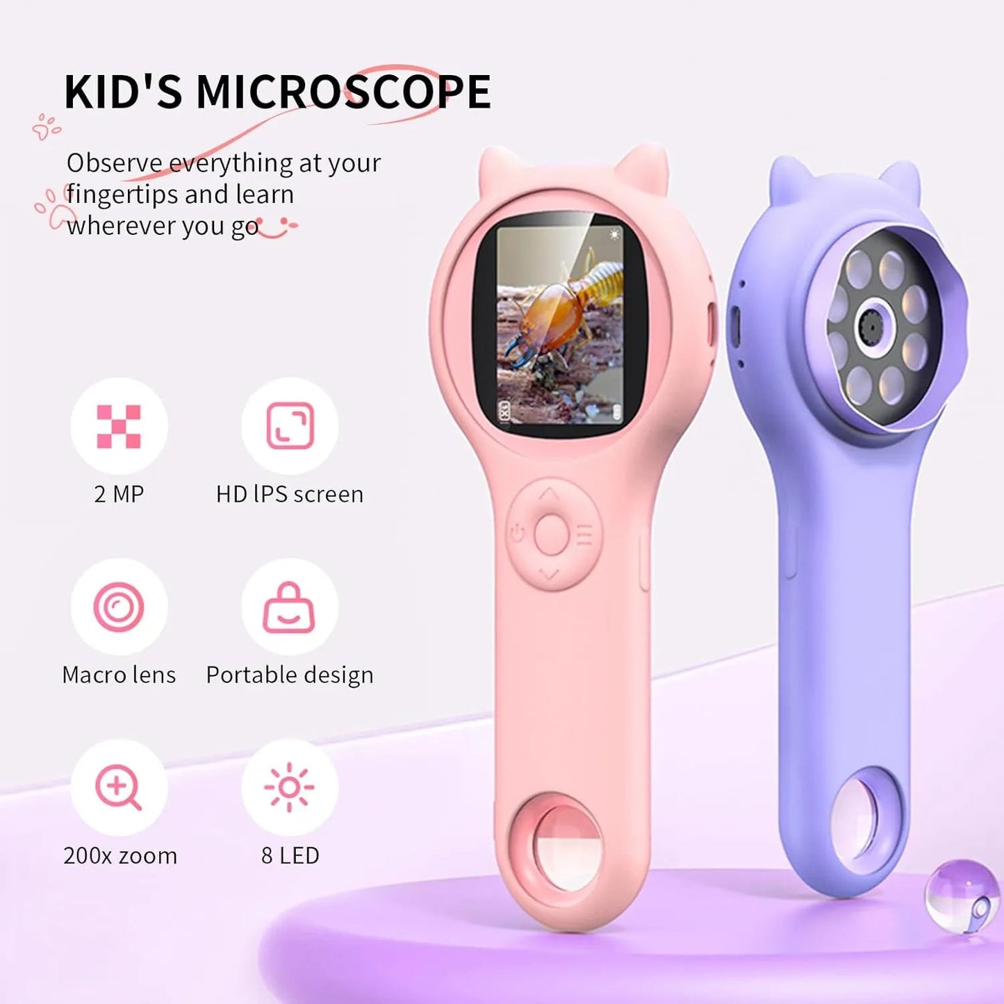 Kids Mini Optical Microscope